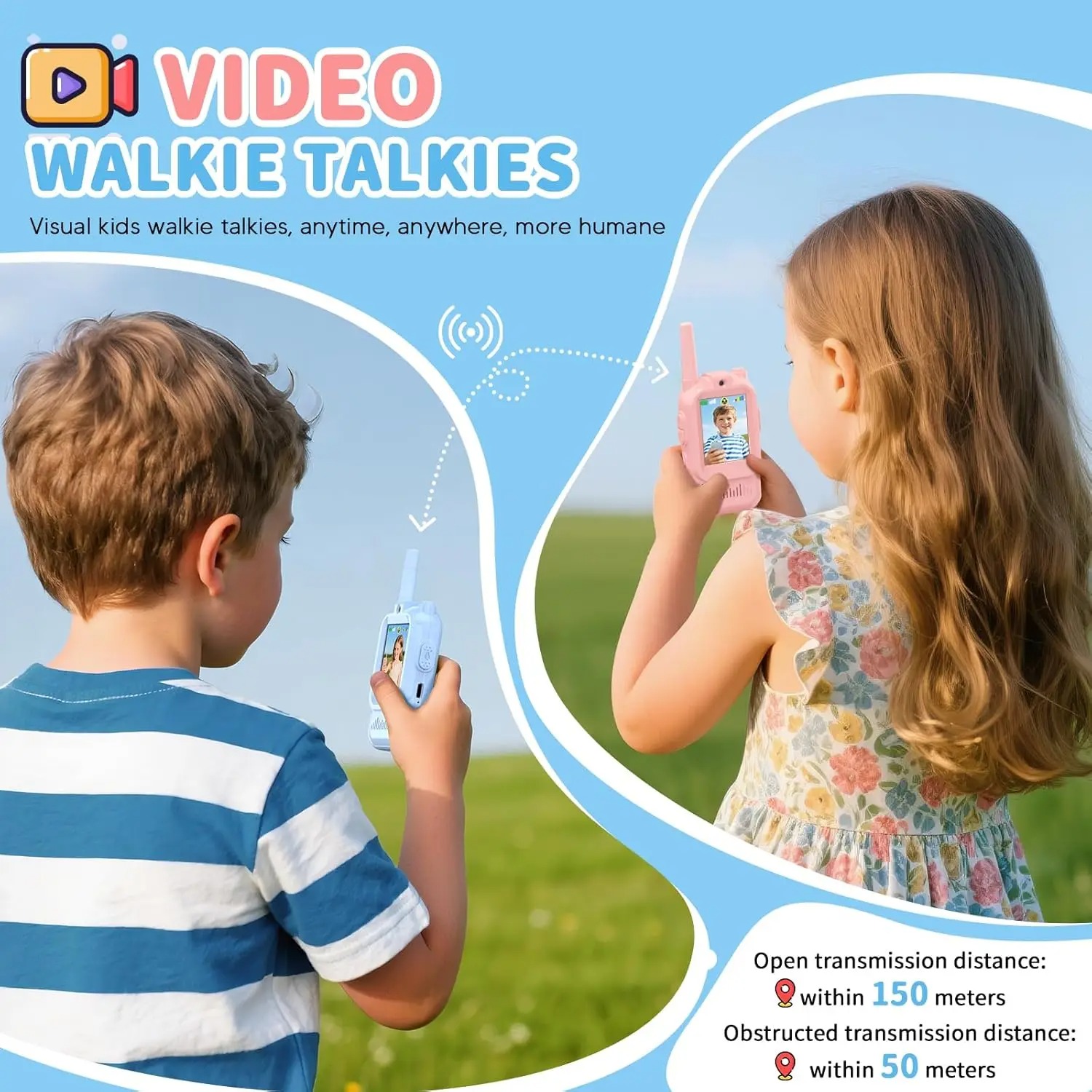 💐👶TalkPlay Video Walkie Communication Set (2)
