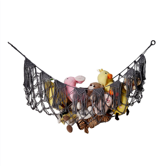 Toy storage hammock