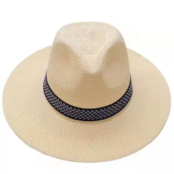 Summer men's woven sun hat
