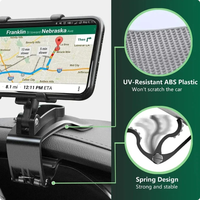 📱Multifunctional Car Dashboard Phone Holder