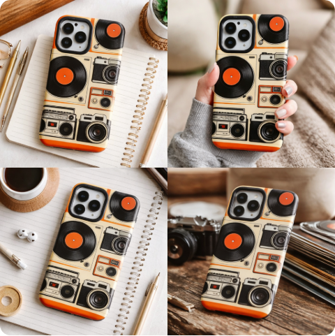 📷Retro sound phone case
