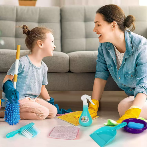 🔥🔥Playhouse toy cleaning set