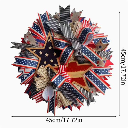 🔥🔥🔥Independence Day eagle wreath