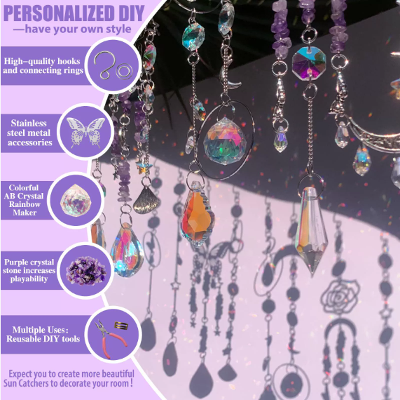 DIY Crystal Sun Catcher