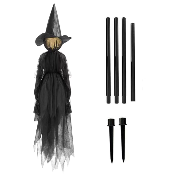 Halloween Colorful Glowing Witch