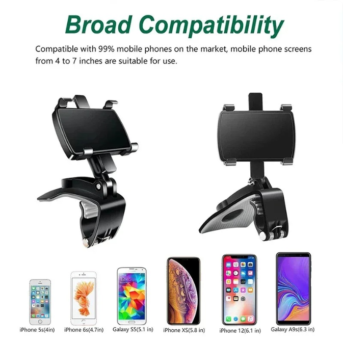 📱Multifunctional Car Dashboard Phone Holder