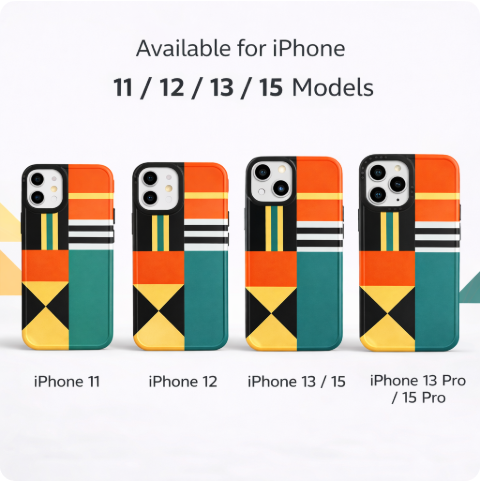 🔶Geometric style phone case