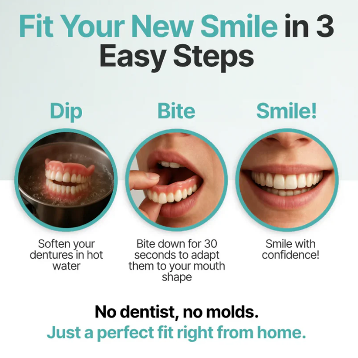 🔥 Custom-Fit Functional Dentures — Made in the USA, FDA Certified, Up to 70% OFF for a More Confident Smile!