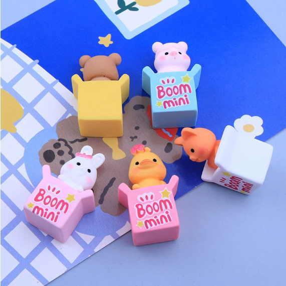 Three-dimensional cute animal gift box