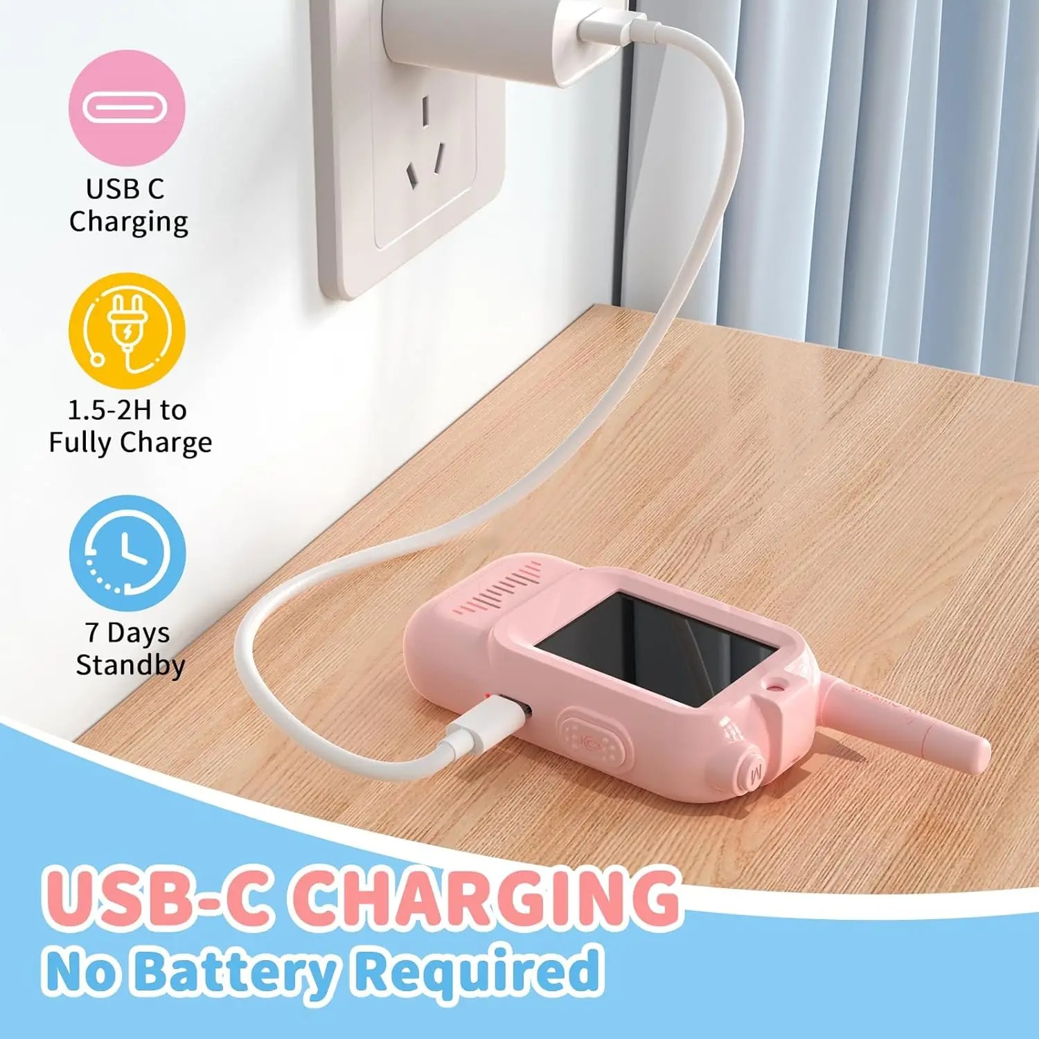 💐👶TalkPlay Video Walkie Communication Set (2)