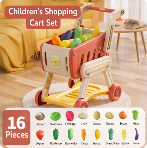 🎈Children's Shopping Cart Set