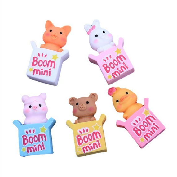 Three-dimensional cute animal gift box