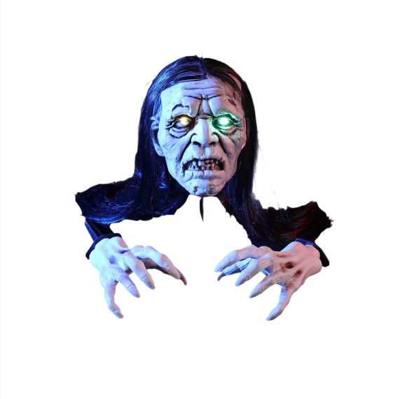 Halloween glowing skull