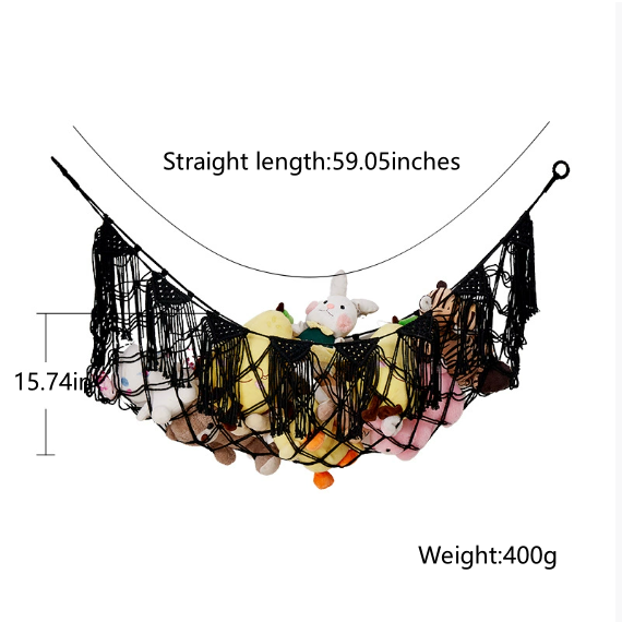 Toy storage hammock