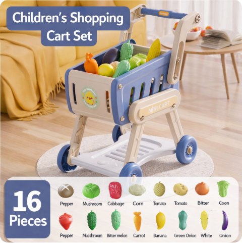 🎈Children's Shopping Cart Set