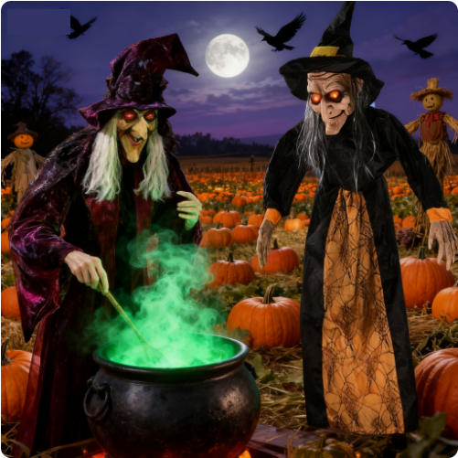 🔥Halloween Scar Scream Witch🎃