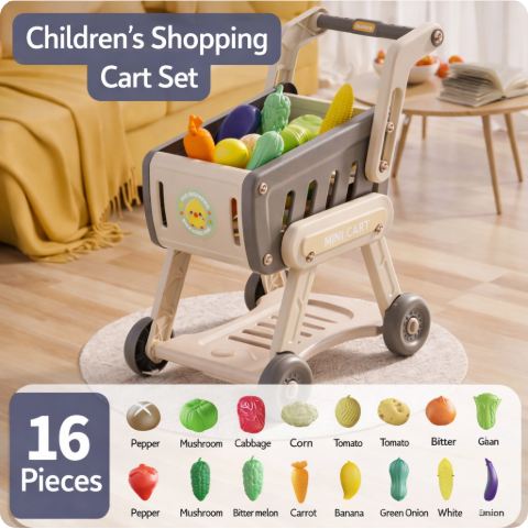 🎈Children's Shopping Cart Set