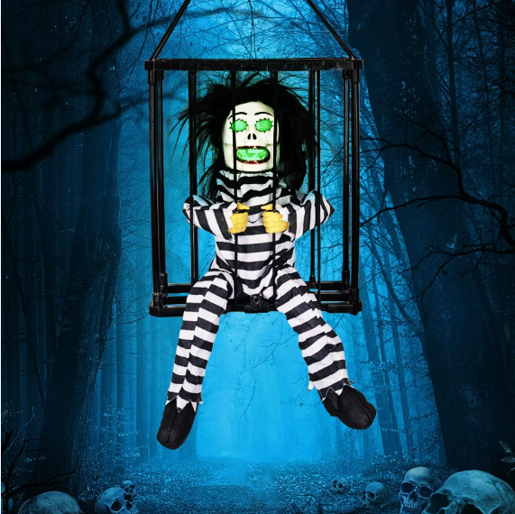 Halloween Cage Ghost Decoration
