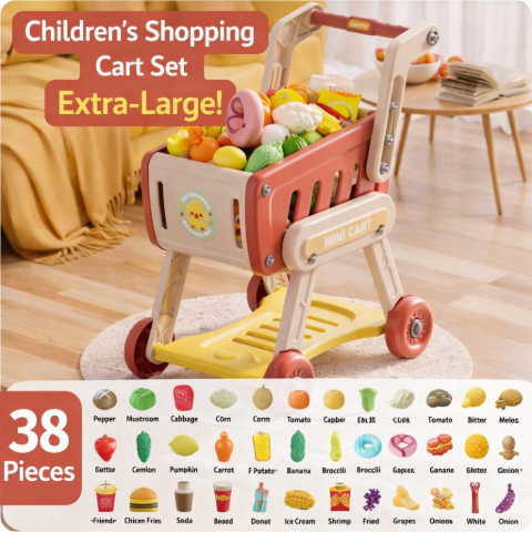 🎈Children's Shopping Cart Set
