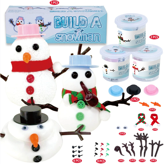 DIY Christmas Clay Snowman