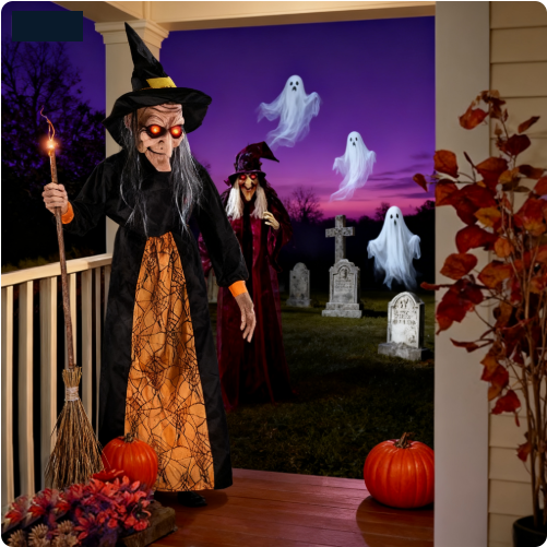 🔥Halloween Scar Scream Witch🎃