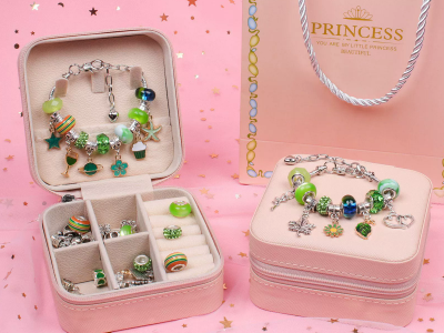 Handmade beaded bracelets for children