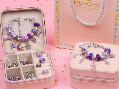 Handmade beaded bracelets for children