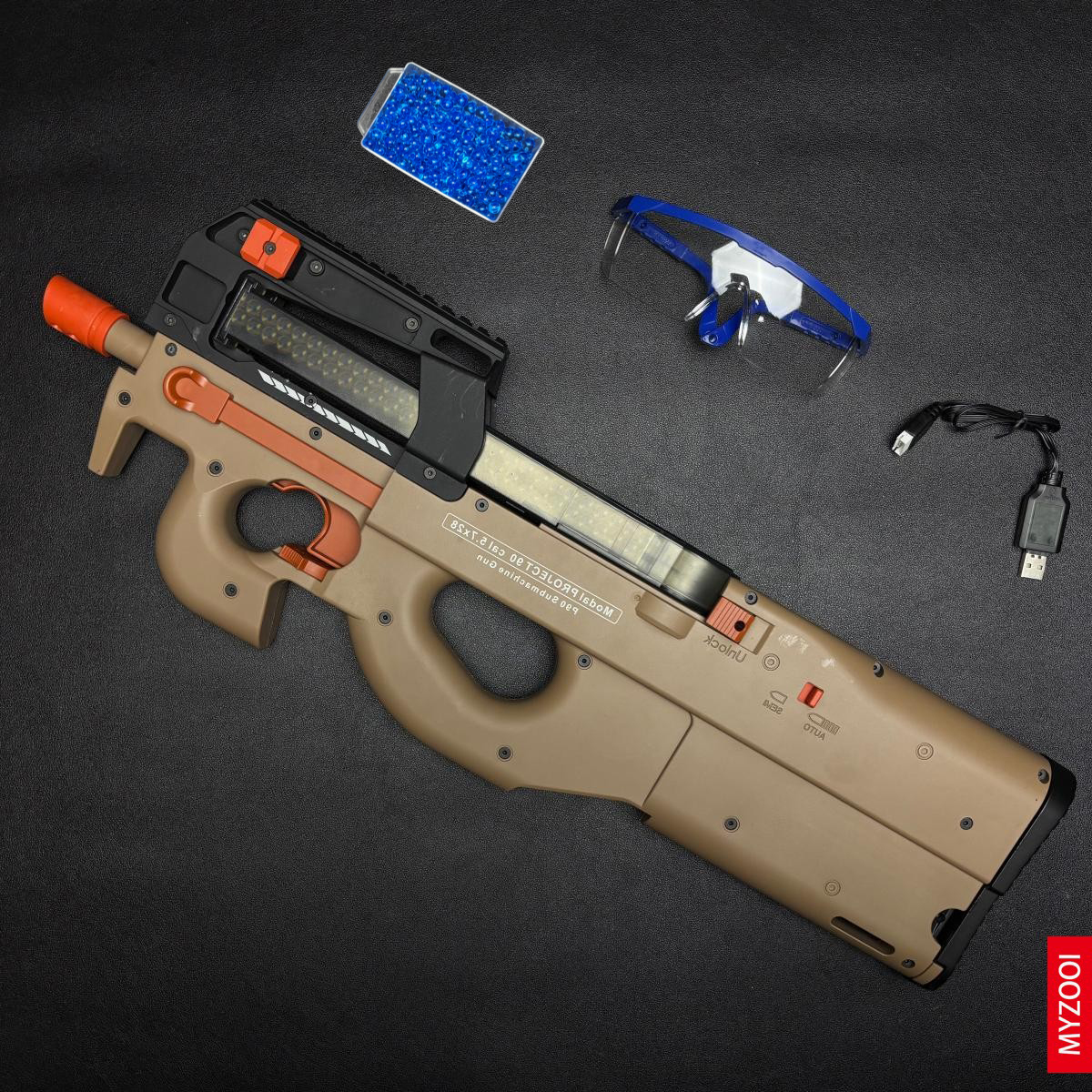 FN P90 Personal Defense Weapon Safe Toy Gun made of nylon