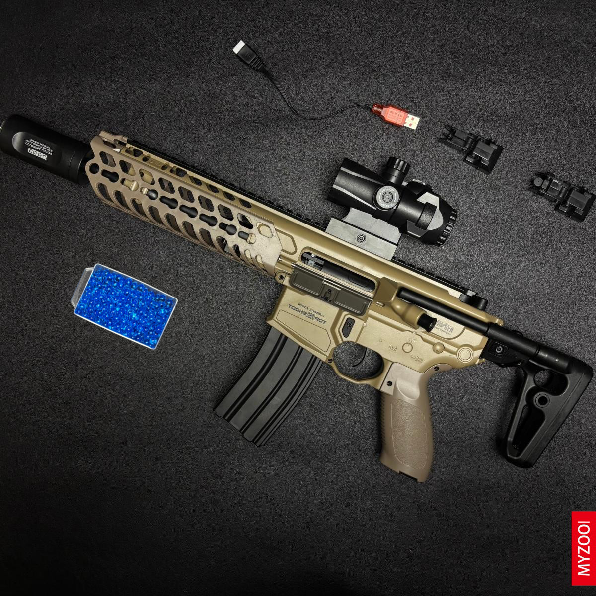 MCX Carbine Nylon Material Gel Blaster Safe Toy Gun