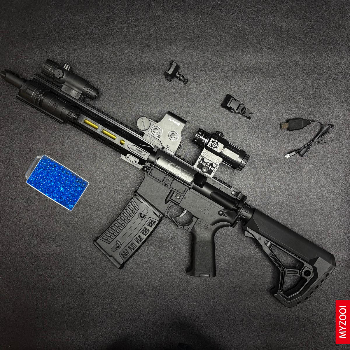 F4 assault rifle Safe Toy Gun made of nylon