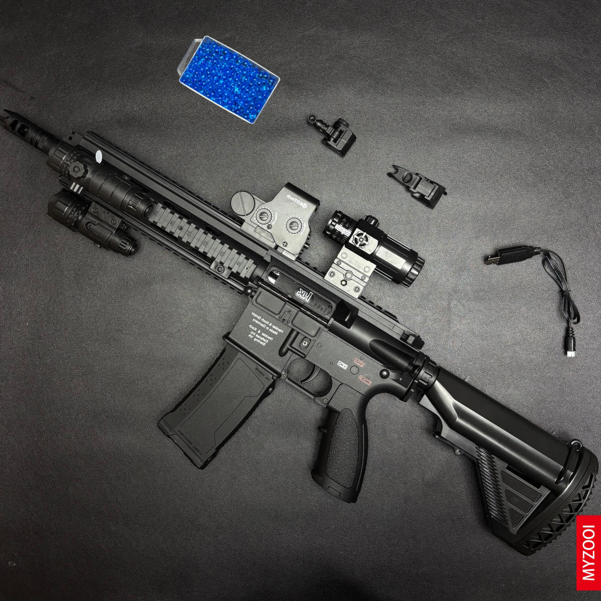 HK416D assault rifle Safe Toy Gun made of nylon