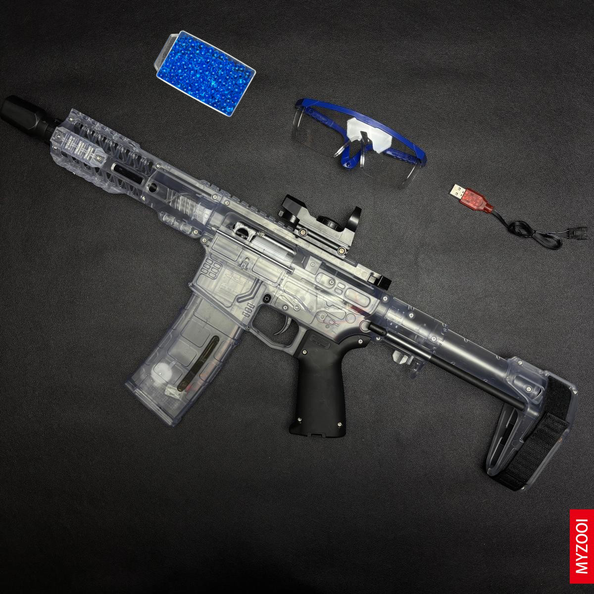 SLR Gel Blaster Safe Toy Gun with Nylon Material 