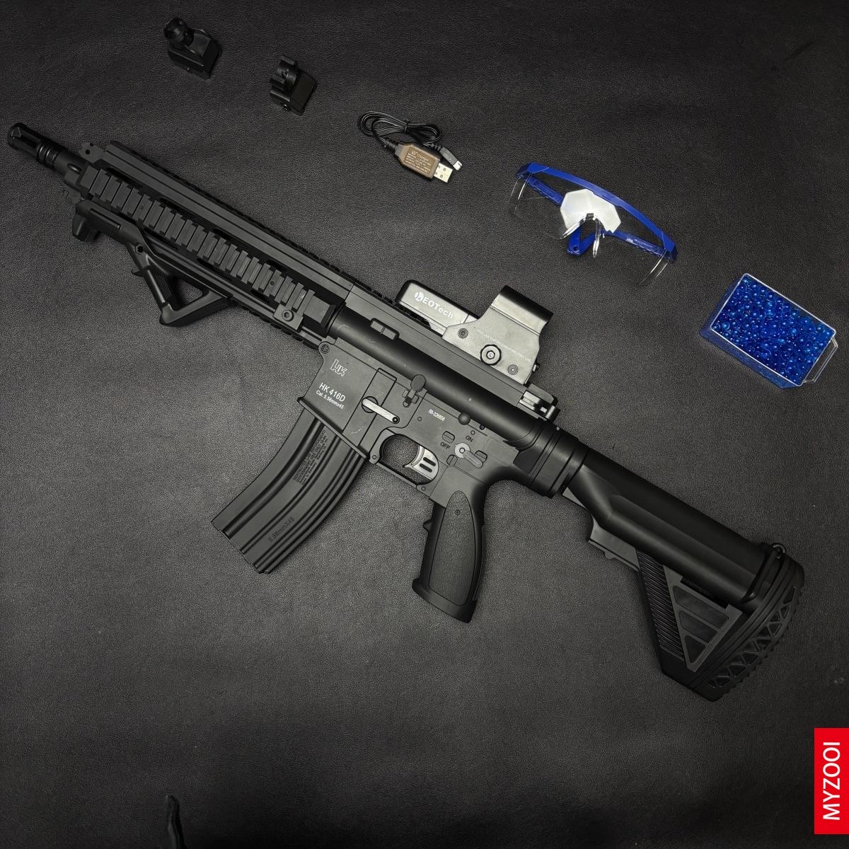HK416D assault rifle Safe Toy Gun made of nylon