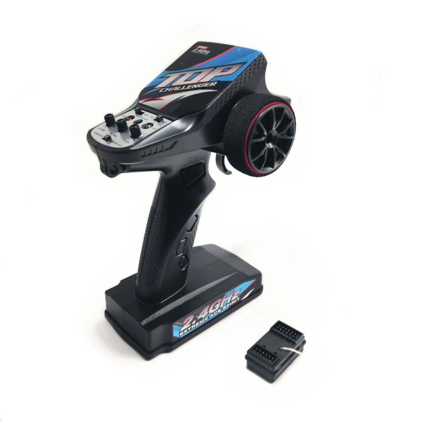 TOP CHALLENGER 7-Channel 2.4GHz RC Transmitter with Receiver for MN 82/99S & RC Cars  YG03