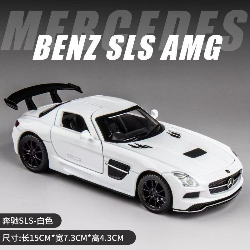 1:18 Mercedes-Benz AMG ONE Alloy Supercar Model, Light & Sound, 4-Wheel Shock Absorption, Multi-Open Doors & Adjustable Rear Wing, Diecast Car Ornament Toy for Boys   ZM9