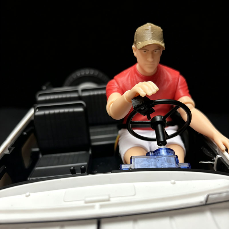 1:12 UAZ-469 Military Off-Road RC Modified Model・Figure Motion-Linked Version