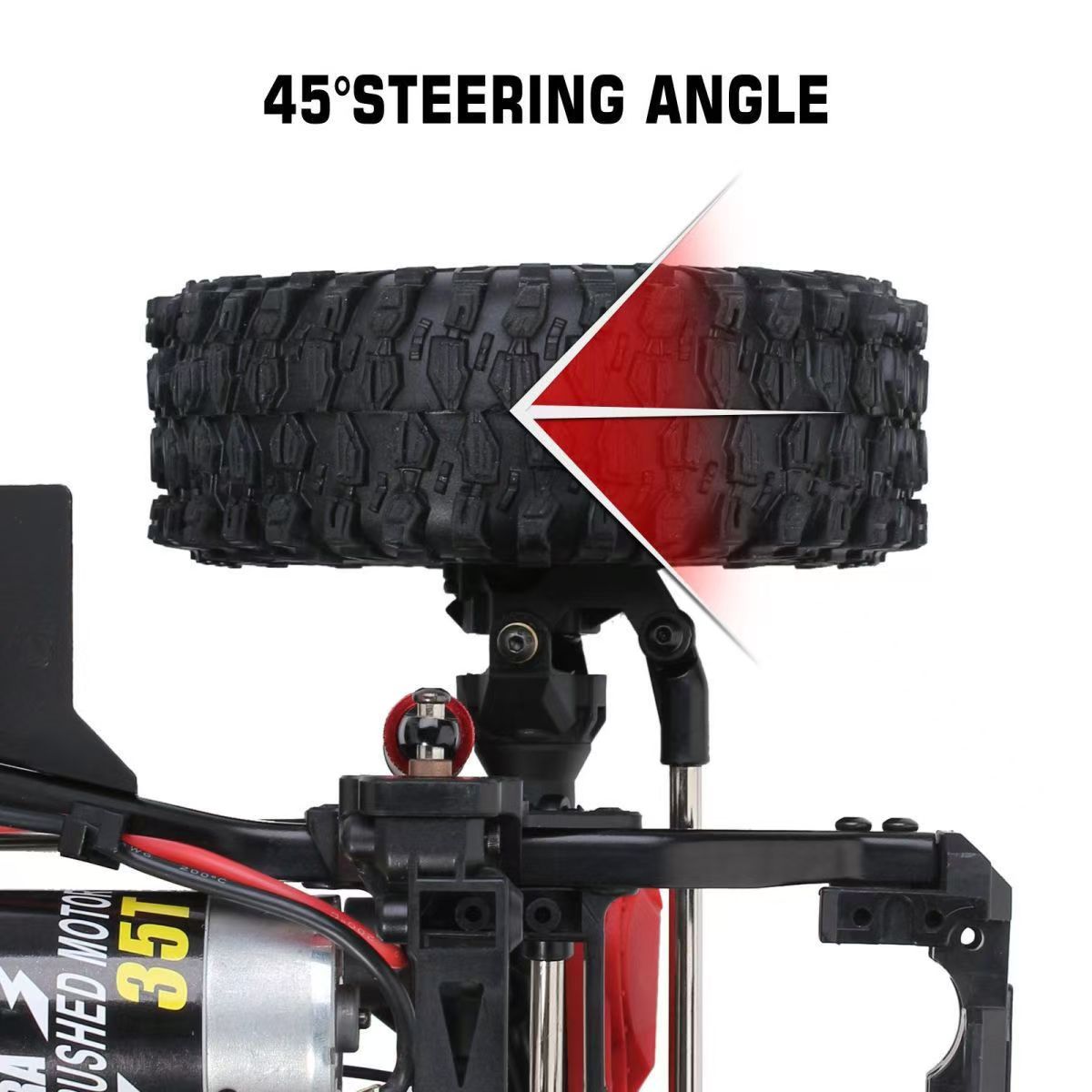 1/10 RC Crawler Traxxas TRX4 Differential Axle Set, Front & Rear Axle Upgrade  Q7