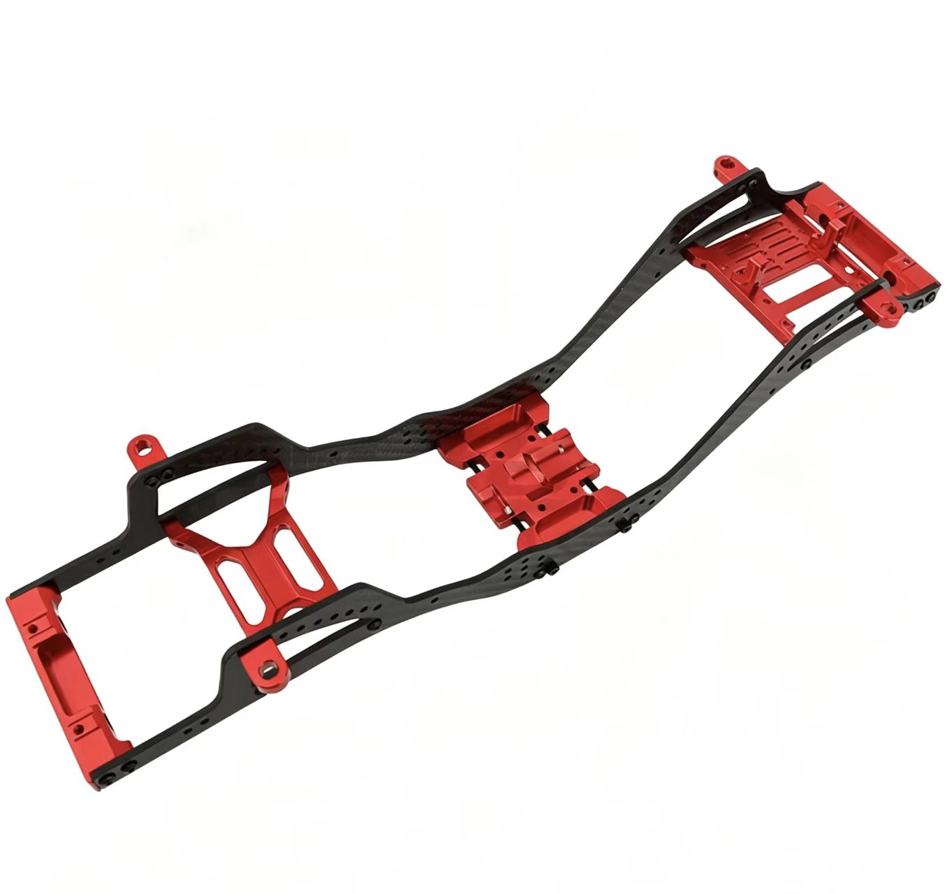  Carbon Fiber & Aluminum Chassis Frame Upgrade for 1/10 SCX10 Pro RC Crawler  DB07