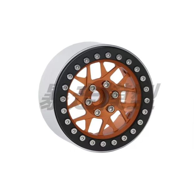 XIANGXI H8H 2.2" Aluminum Beadlock Wheels for 1/10 RC Crawlers - Compatible with SCX10, YK & More L3