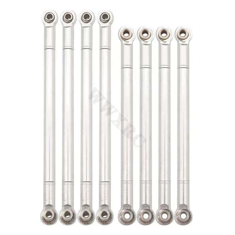 Adjustable Aluminum Steering Turnbuckles for 1/8 1/10 Scale RC Cars - Upgrade Replacement Parts  LG04