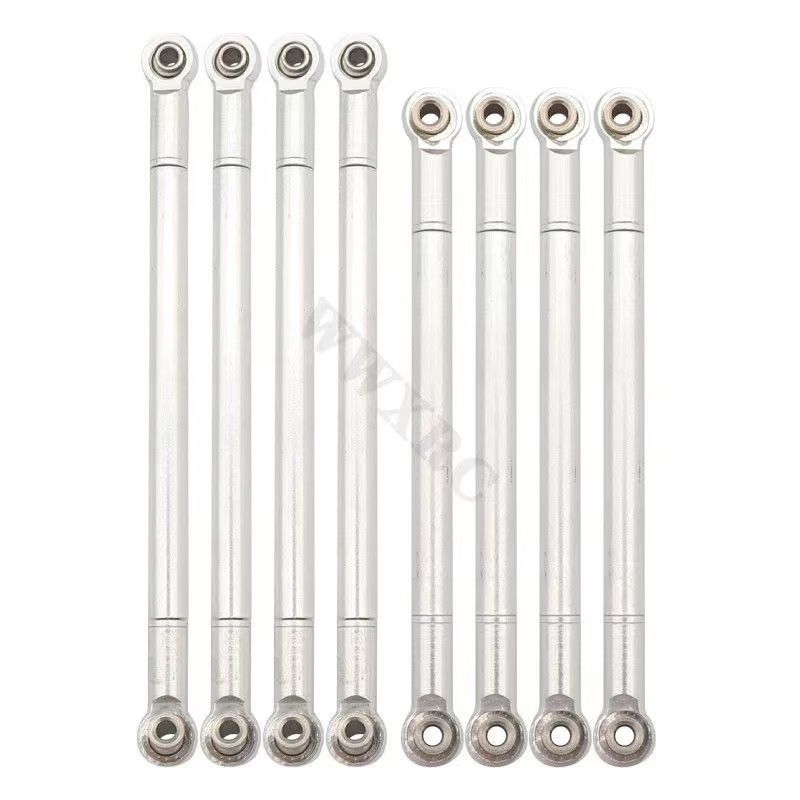 Adjustable Aluminum Steering Turnbuckles for 1/8 1/10 Scale RC Cars - Upgrade Replacement Parts  LG04