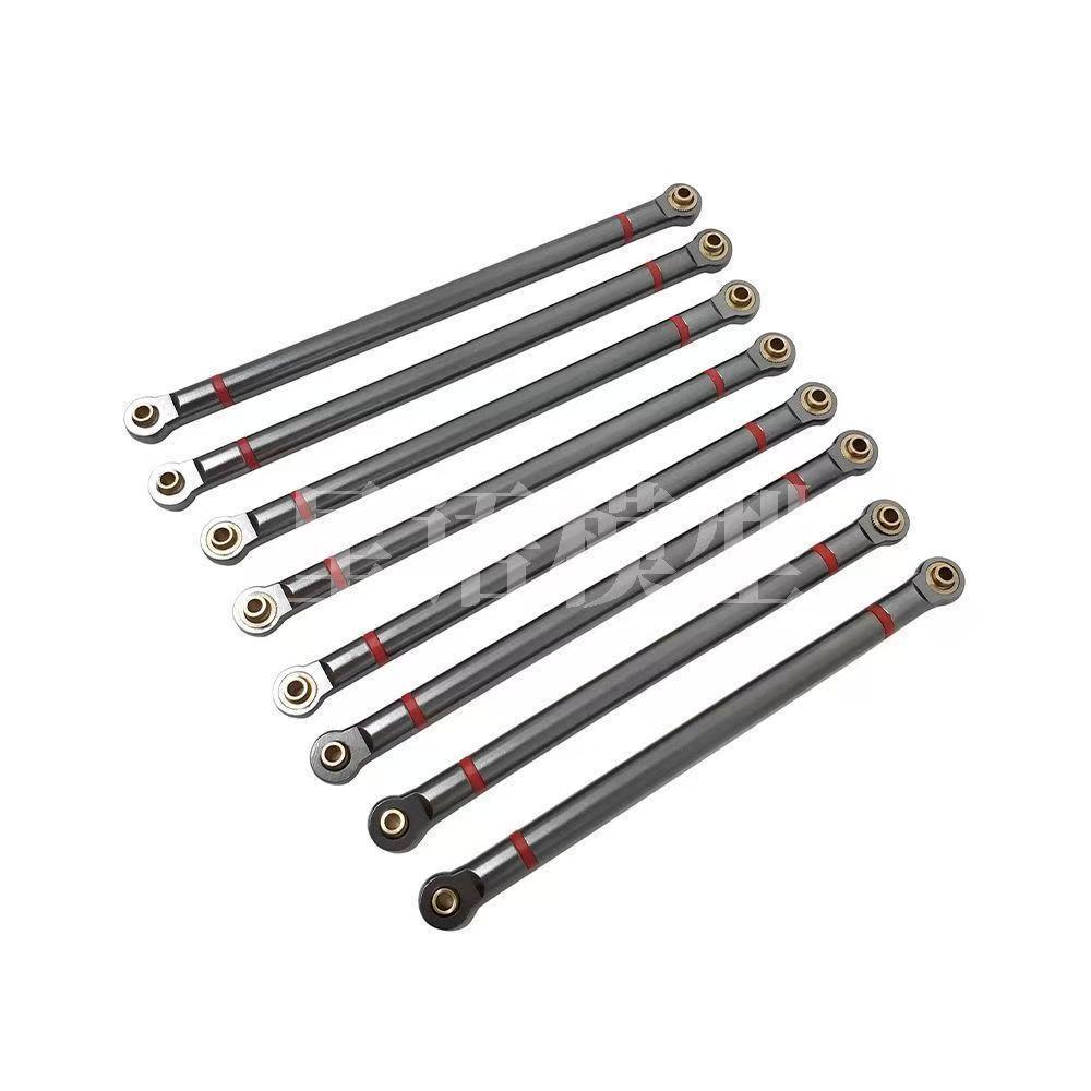 8PCS Aluminum Alloy Linkage Rod Set for 1/10 Axial SCX10 313mm Wheelbase RC Crawlers  GL05