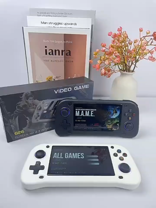 Hot-selling G28 Handheld Game Console TV Game Console 3D Home Arcade 4K HD PSPPS1 Handheld Console