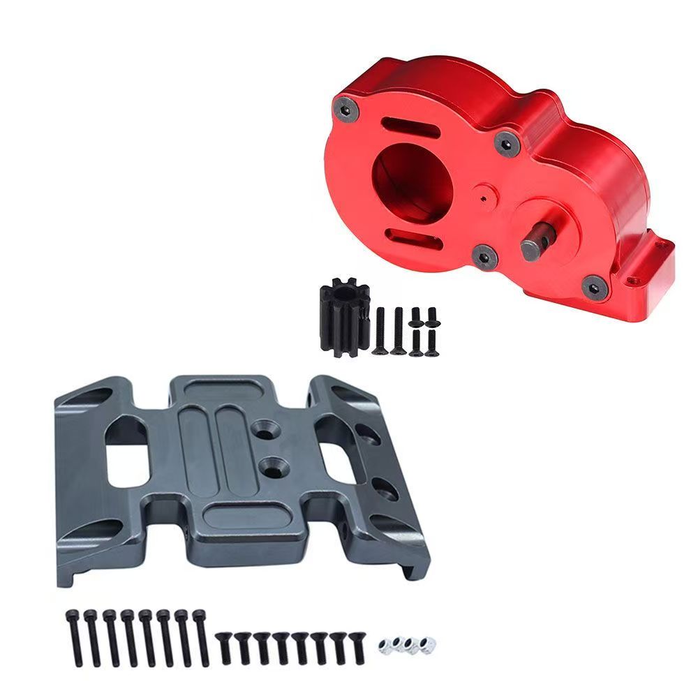 Full Metal Transmission Gearbox for 1/10 Axial SCX10 II III 90046 LCG RC Crawler Upgrade  BX4