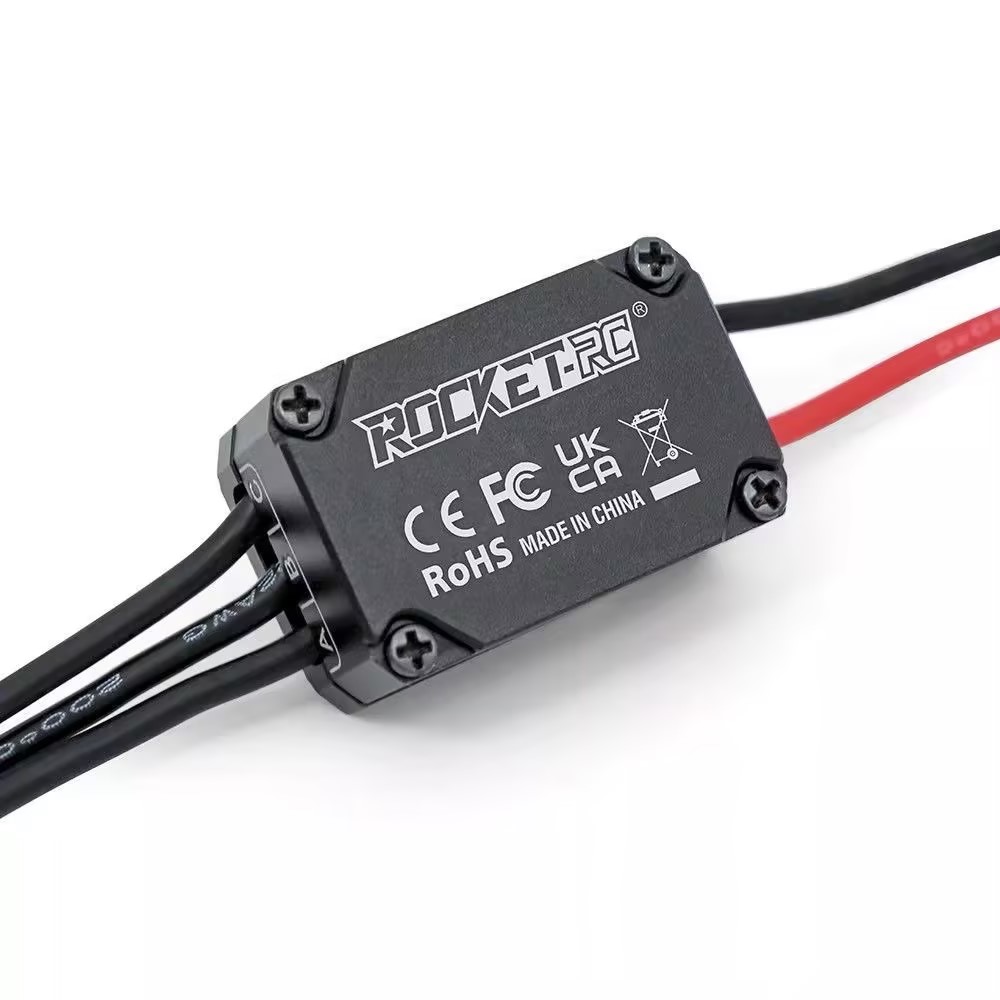 Rocket Gecko 1212 Pro Outrunner Brushless Motor + Mini24 Pro 25A FOC Sensorless ESC Combo | For 1/18 & 1/24 Mini RC Crawlers DJ010