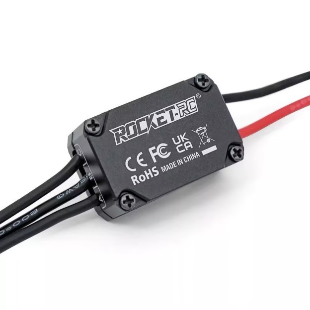 Rocket Gecko 1212 Pro Outrunner Brushless Motor + Mini24 Pro 25A FOC Sensorless ESC Combo | For 1/18 & 1/24 Mini RC Crawlers DJ010