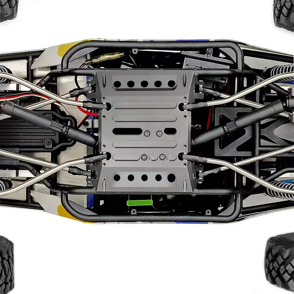  Metal Chassis Plate for Axial Wraith 1:10 Crawler | Upgrade 90018 Transmission Skid Plate | Durable RC Upgrade Part  DB11