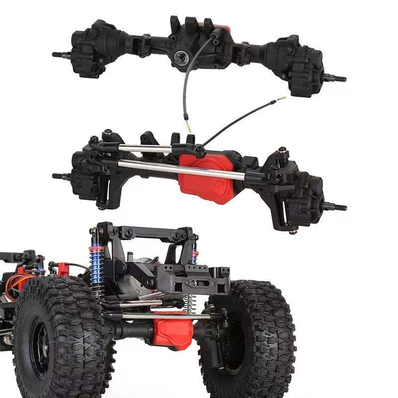 1/10 RC Crawler Traxxas TRX4 Differential Axle Set, Front & Rear Axle Upgrade  Q7