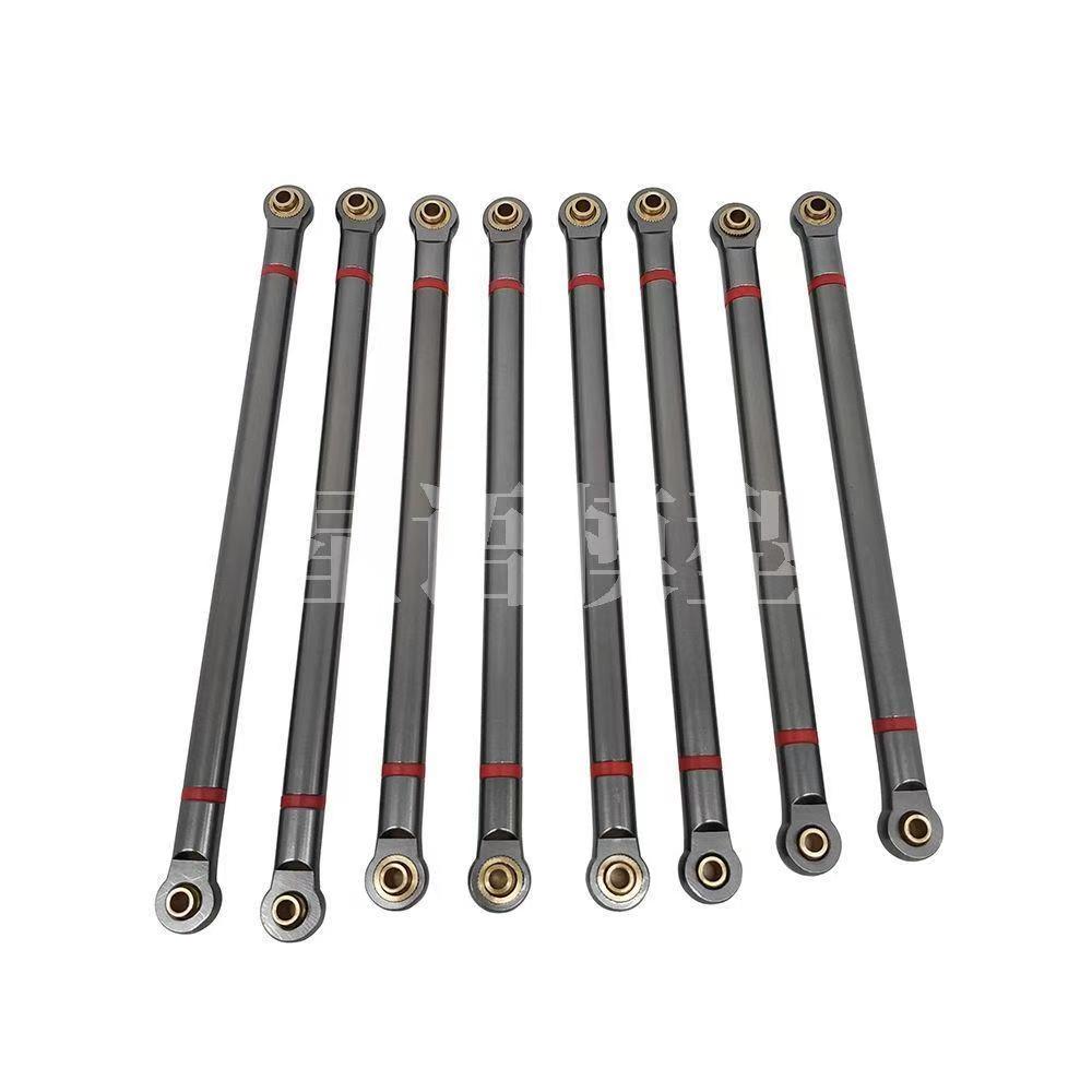 8PCS Aluminum Alloy Linkage Rod Set for 1/10 Axial SCX10 313mm Wheelbase RC Crawlers  GL05