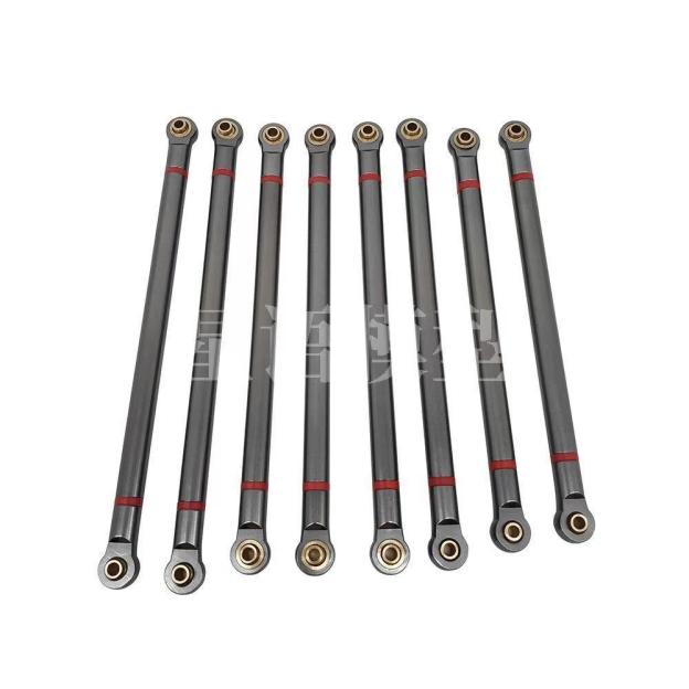 8PCS Aluminum Alloy Linkage Rod Set for 1/10 Axial SCX10 313mm Wheelbase RC Crawlers  GL05